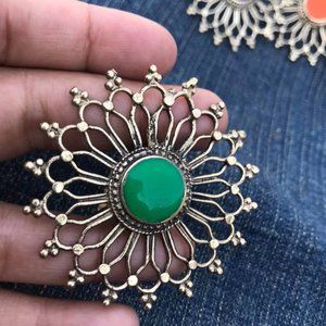 Afghan Statement Tribal Ring, Afghan Ring, Bohemian Ethnic, Afghan Jewelry